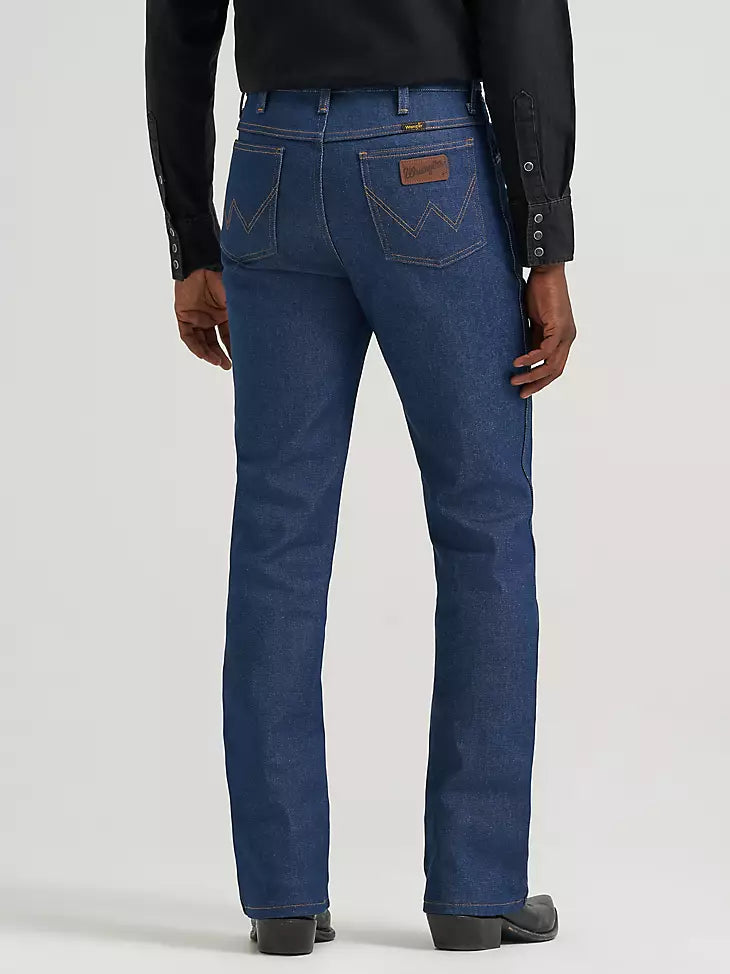 wrangler boot cut dress pants Wrangler Men's Black Wrancher Dress Jeans -38x29