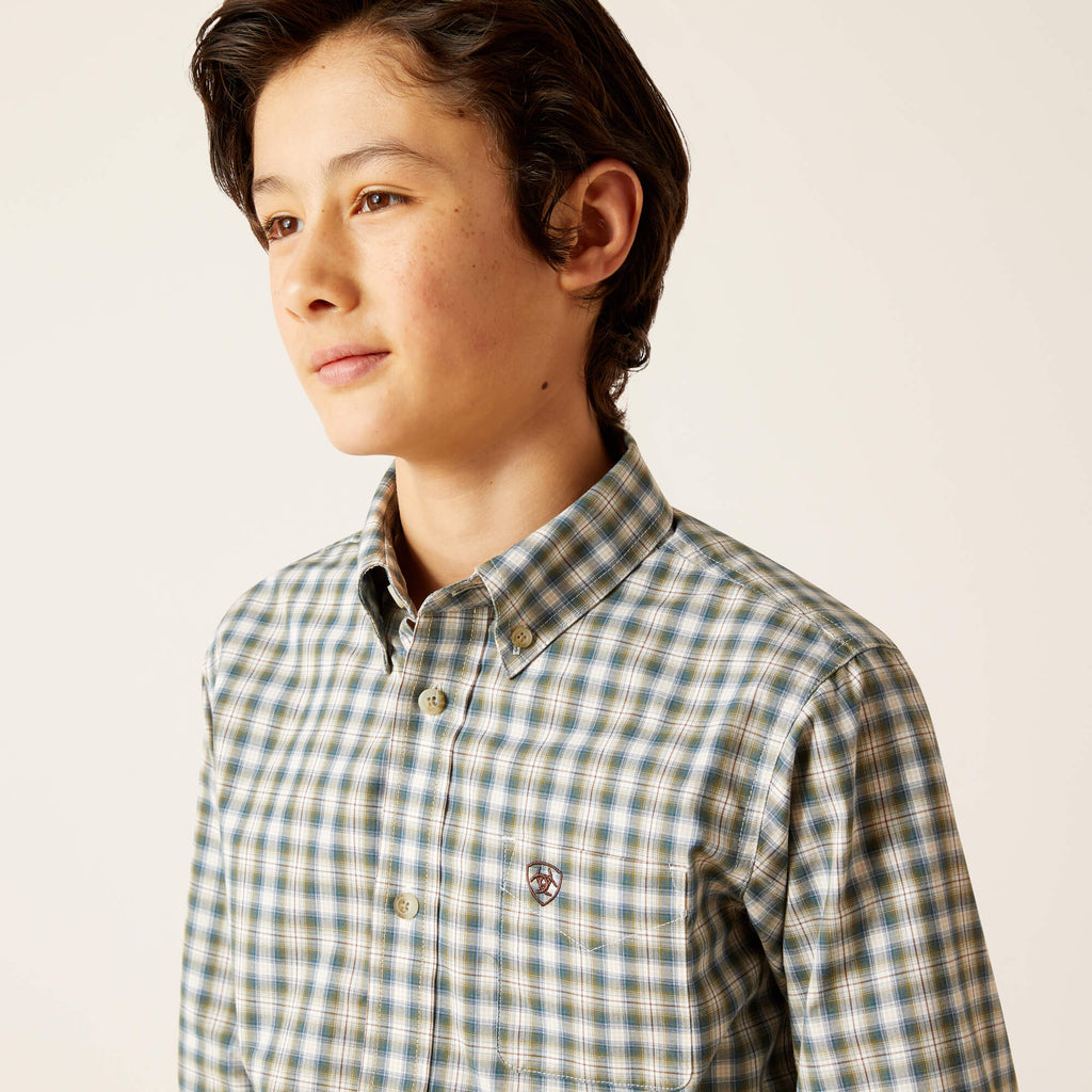 Boy's Ariat Pro Series Blake Classic Fit Button Down Shirt #10046435