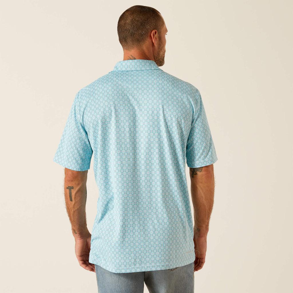 Men's Ariat All Over Print Polo Shirt #10051313