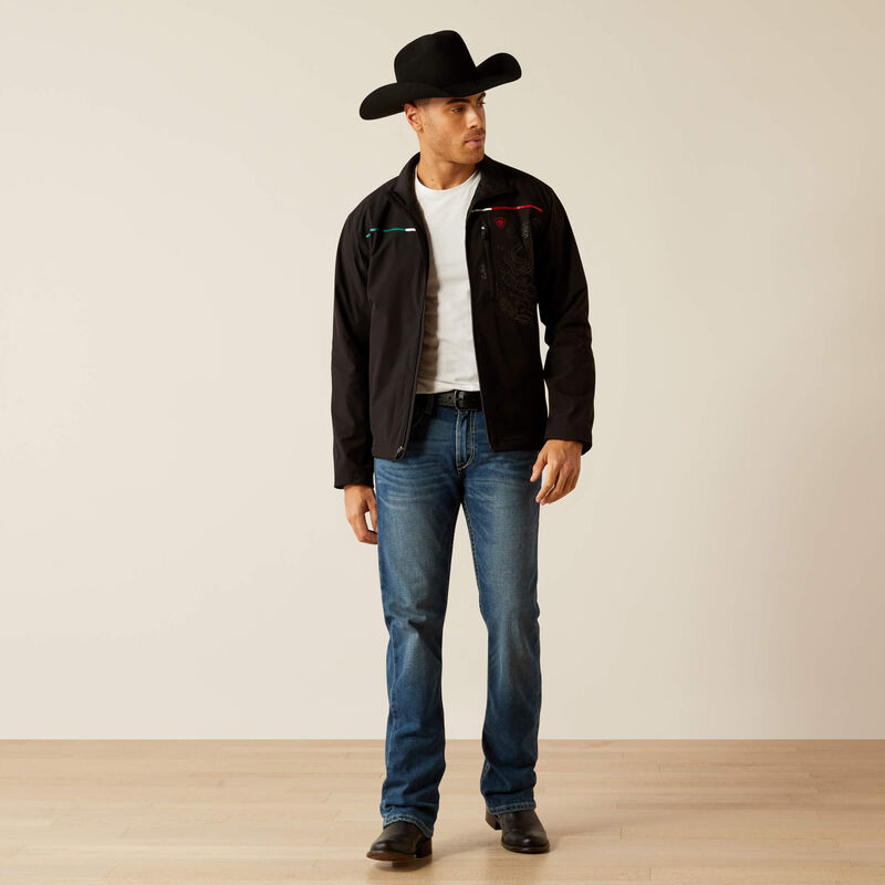 Men's Ariat Pioneer StretchShell Mexico Jacket #10054234 | High