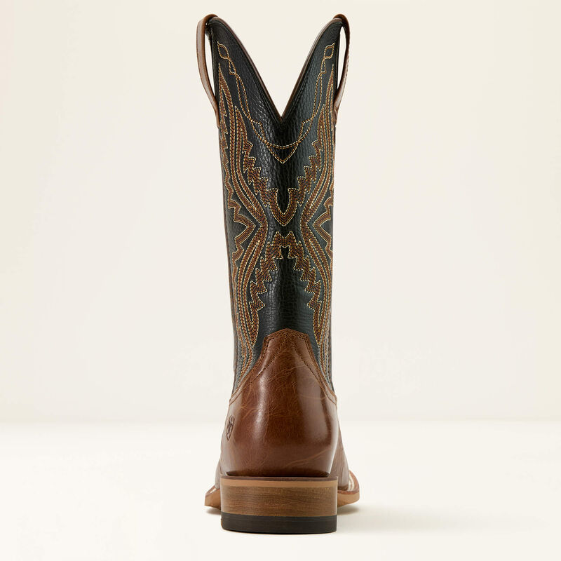 NEW ARIAT men\'s baxter leather cowboy boots in dark tan Ariat Men main image 3