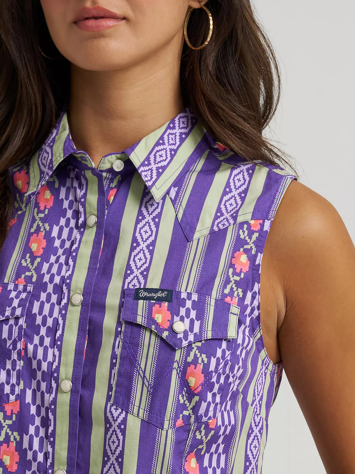 Women's Wrangler Retro Checotah Snap Front Shirt #112375054 | High