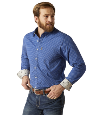 Men's Ariat Maxwell Stretch Modern Fit Button Down Shirt #10046211