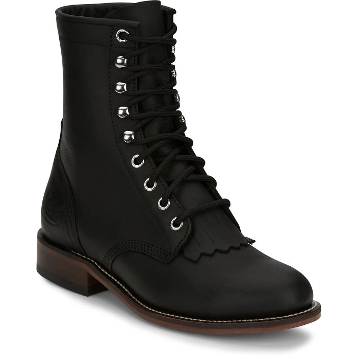 Women's Justin McKean Lace-Up Roper Boot #RP535 High Country