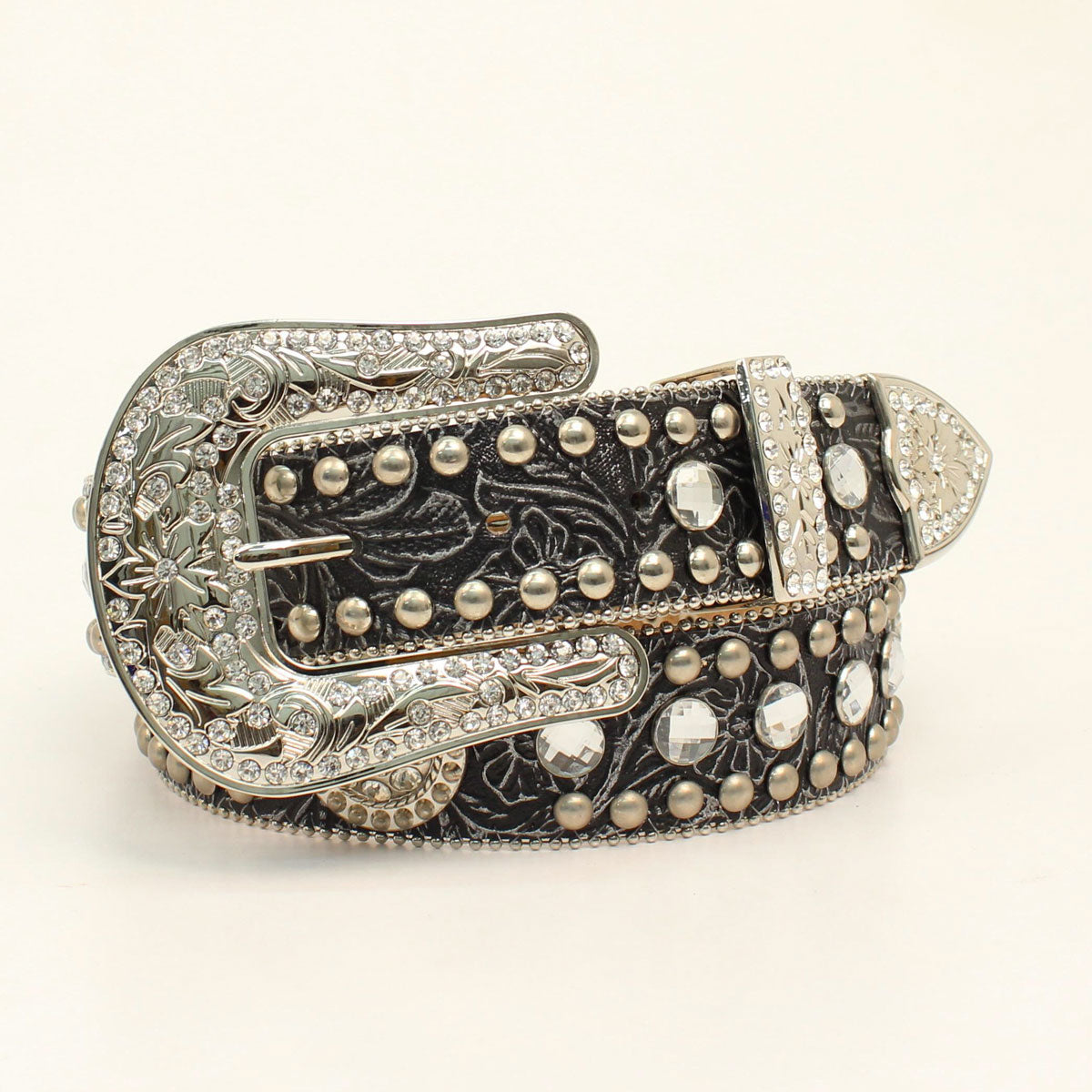 New Brand: Blazin Roxx 
Ladies Leaf Pattern and Bling Belt N3513001-M Blazin Roxx Women main image 3