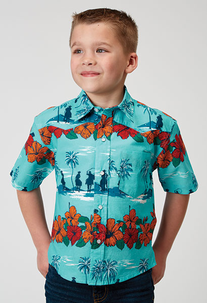 Boy's Roper Snap Front Shirt #03-031-0064-0318