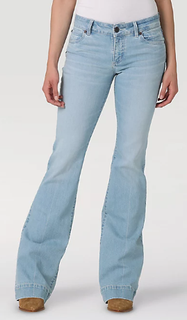 Wrangler Cotton Mid (8.5-10.5 in) Rise Jeans for Women Wrangler Cotton Mid (8.5-10.5 in) Rise Jeans for Women