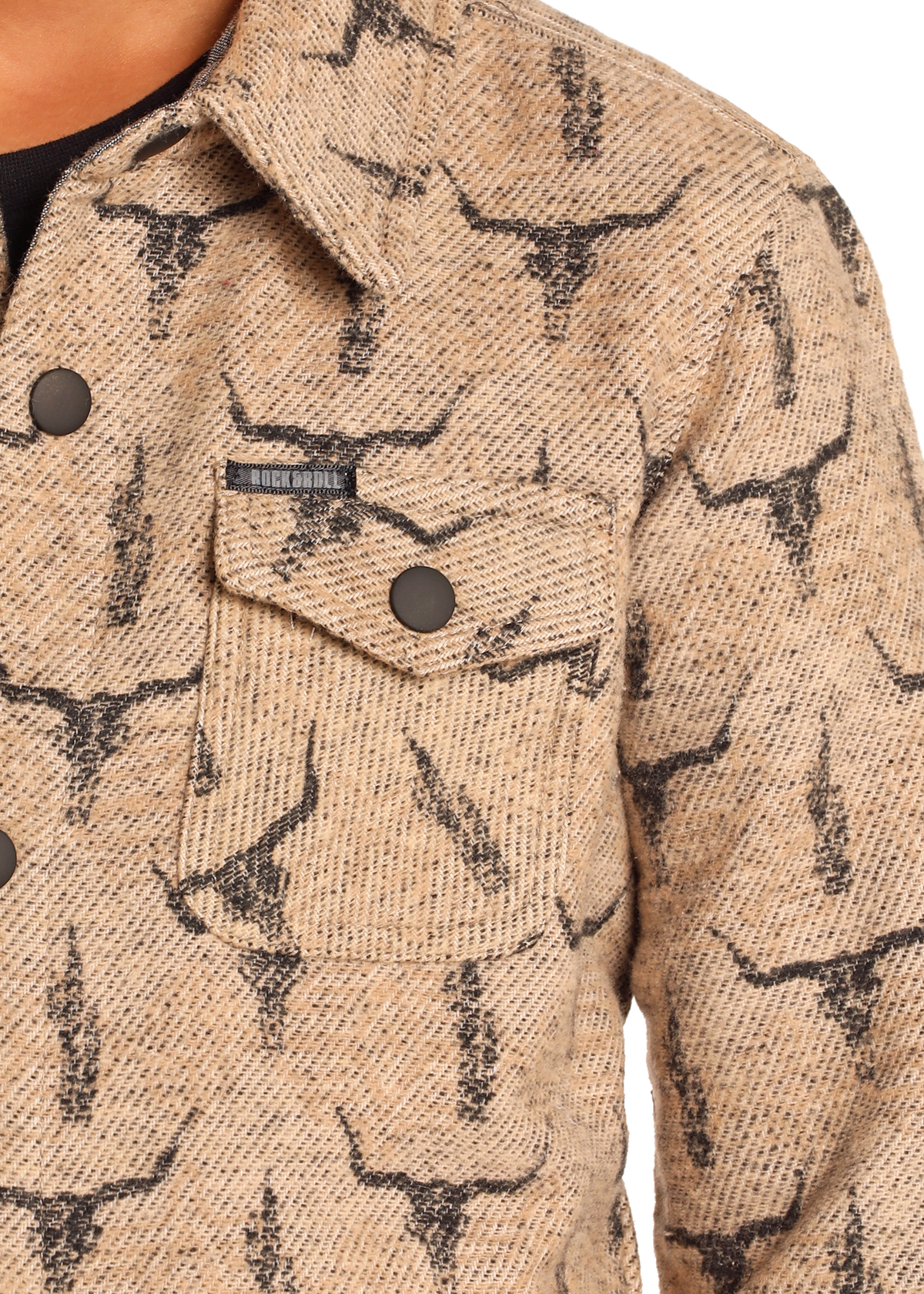 Boy's Rock & Roll Cowboy Shirt Jacket #BK92C04318 | High Country
