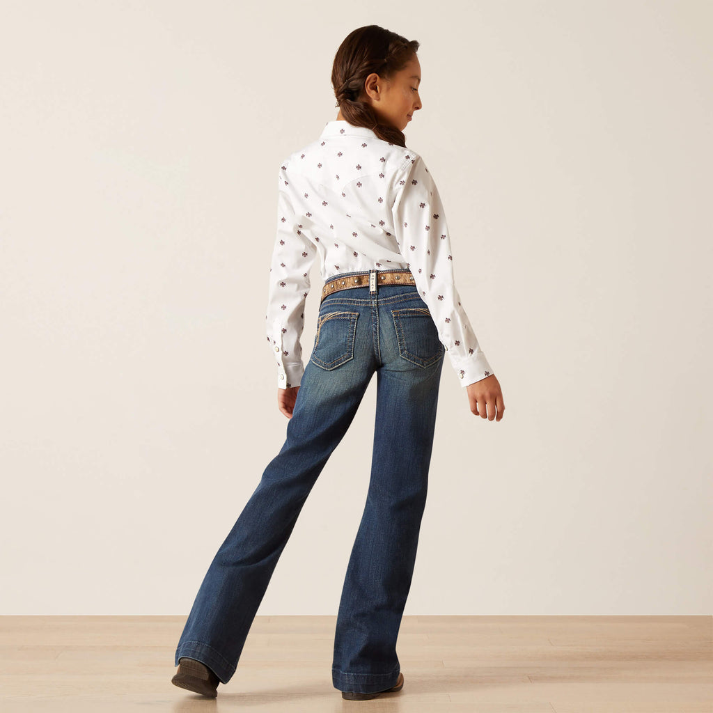 Girl's Ariat R.E.A.L. Naz Trouser Jean #10047320