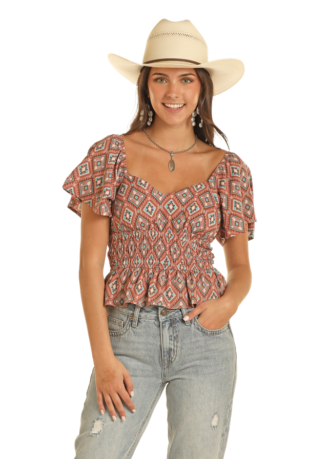Rock and roll cowgirl tops on sale