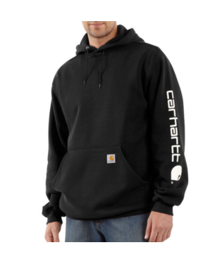 Men's Carhartt Loose Fit Midweight Logo Sleeve Hoodie #K288 | High