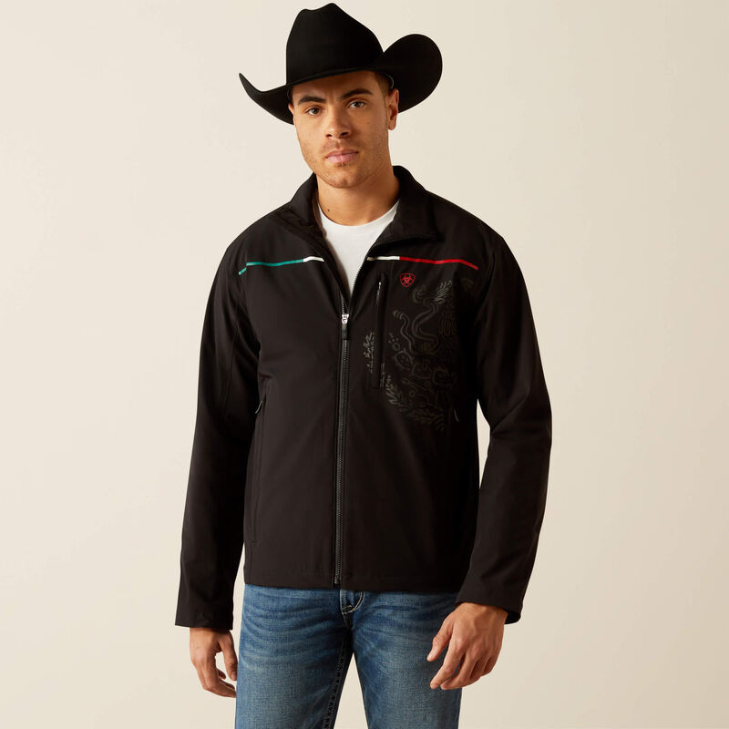 Men's Ariat Pioneer StretchShell Mexico Jacket #10054234 | High