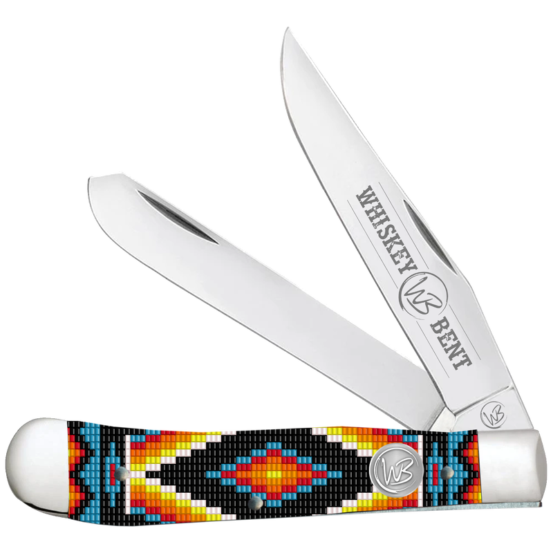 BROWN MAMMOTH TRAPPER Whiskey Ranch Knife