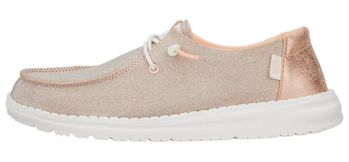 sweetです。 Women's Hey Dude Wendy Metallic Sparkle Shoe #41082-7D9
