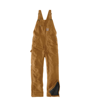 Carhartt Men's Loose Fit Firm Duck Insulated Bib Overall #104393