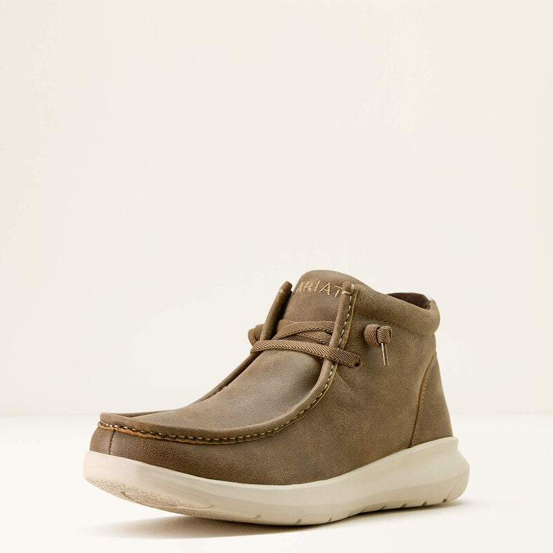 Ariat HiLo Brown Bomber Men’s 10.5 D Moccasin Shoes Brown Slip Ons Ariat Men main image 3
