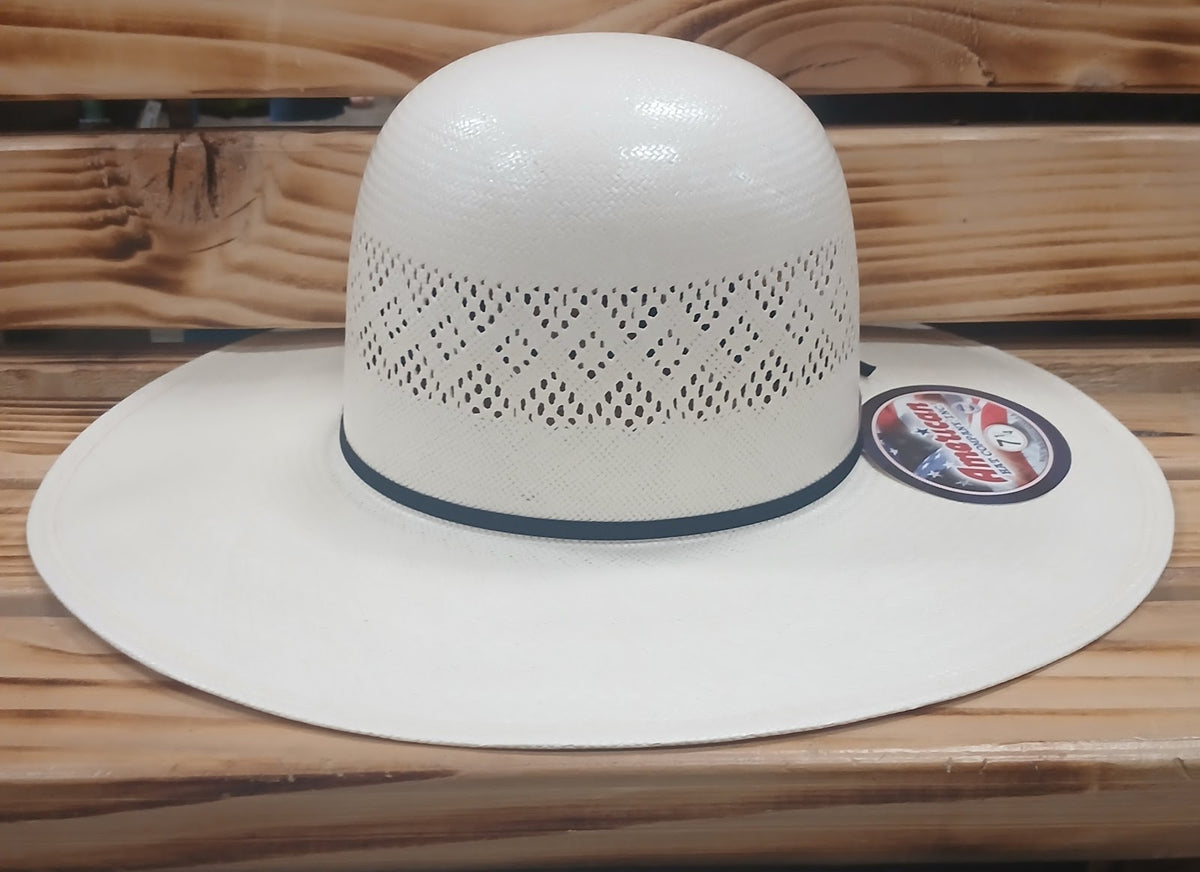 American Hat Co. 20X Straw Hat #8300S-2CBLK | High Country 