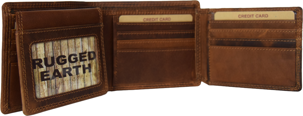 Men's Rugged Earth Bi-Fold Wallet #990012