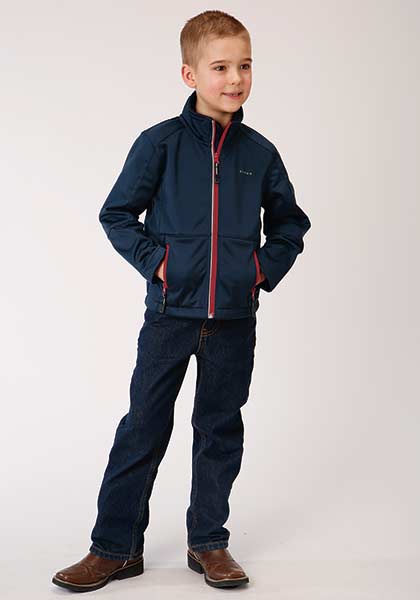 Boy's Roper Bonded Fleece Jacket #03-397-0692-6128BU