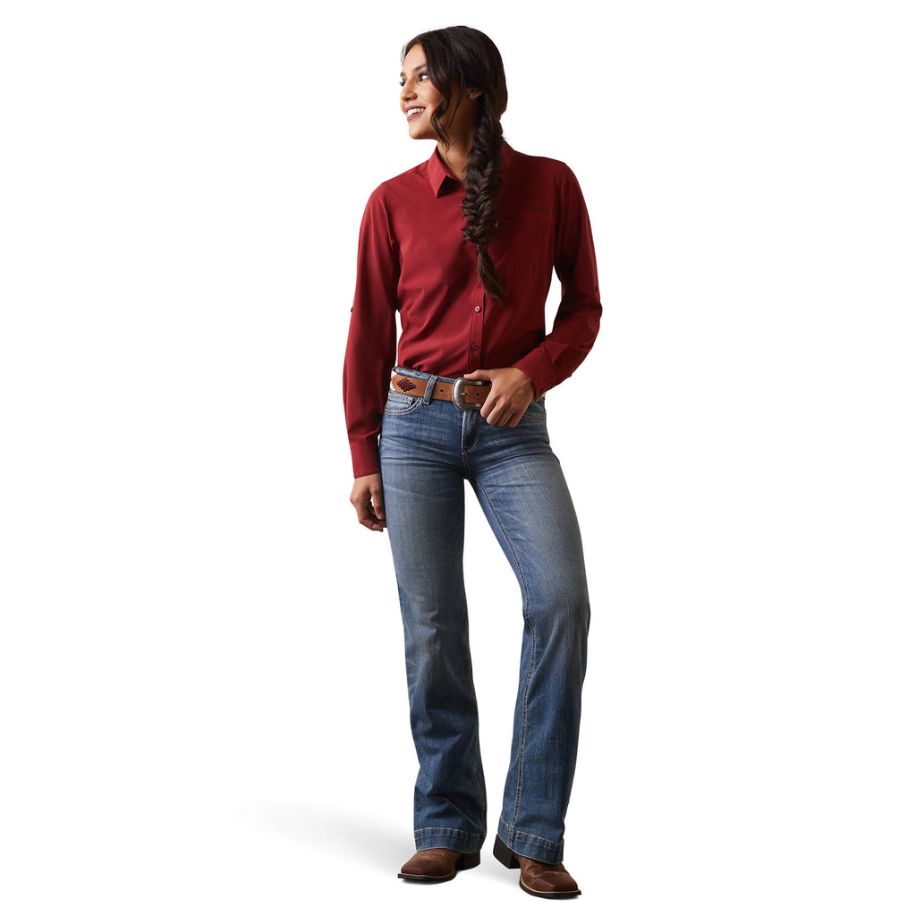 Women's Ariat VentTEK Stretch Button Down Shirt #10043495-C