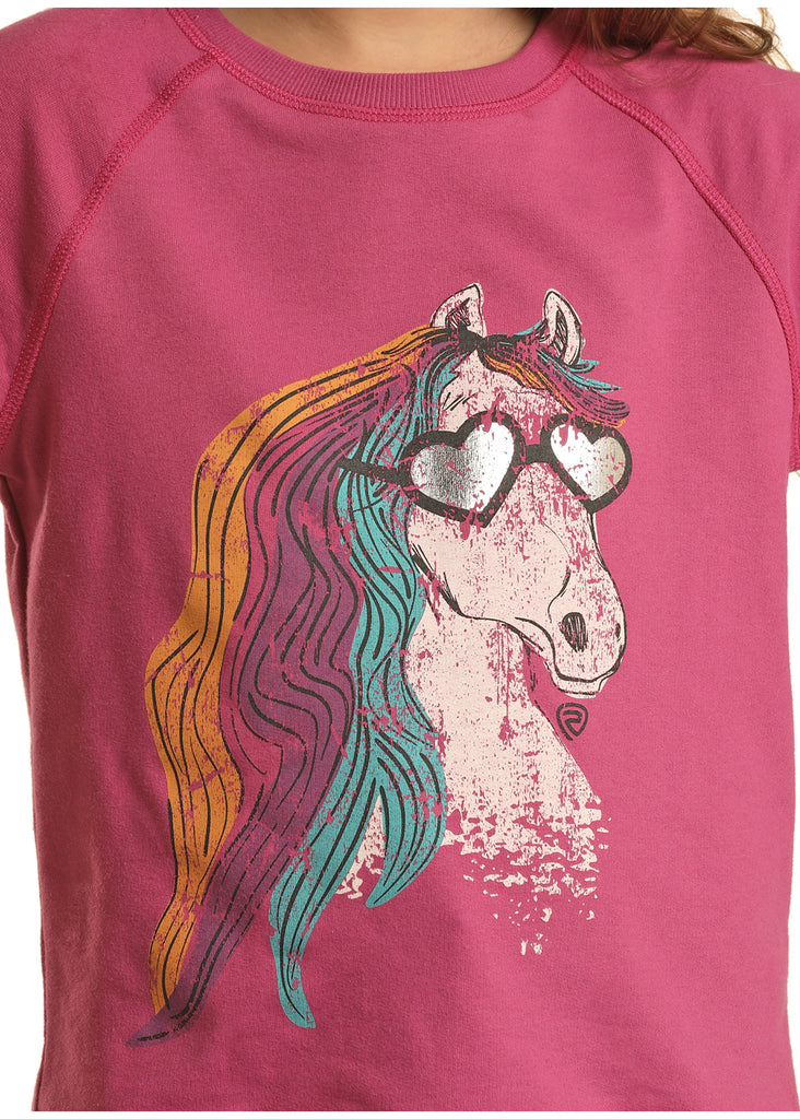 Girl's Panhandle Unicorn T-Shirt #BG91T02373