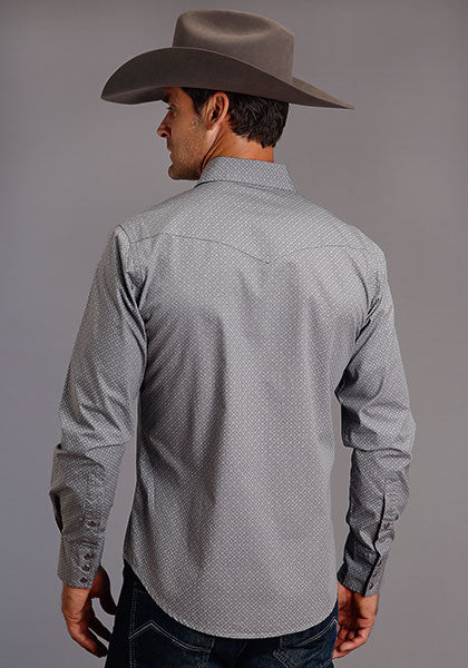 Men's Stetson Snap Front Shirt #11-001-0425-5018GY-C