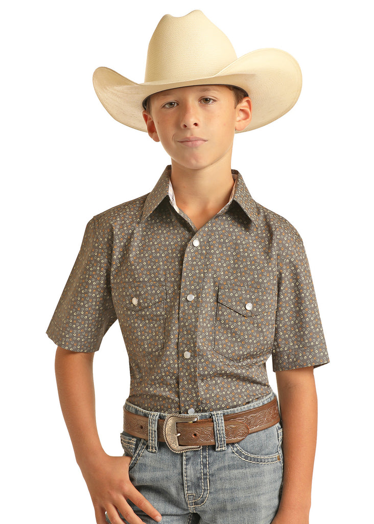 Boy's Panhandle Snap Front Shirt #PSBS1SRZ6K-C