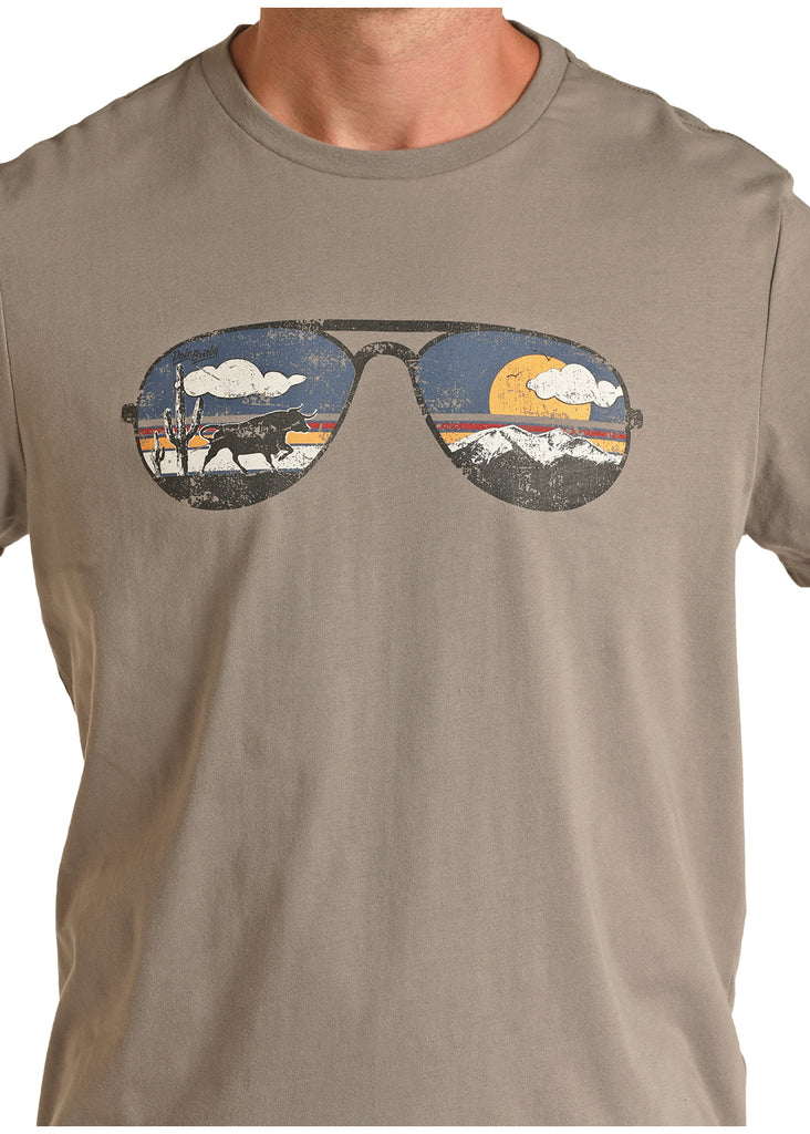 Men’s Rock & Roll Cowboy Dale Brisby T-Shirt #RRUT21R12T