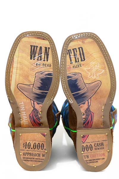 Youth's Tin Haul Kaleidoscope Western Boot #14-119-0101-5014