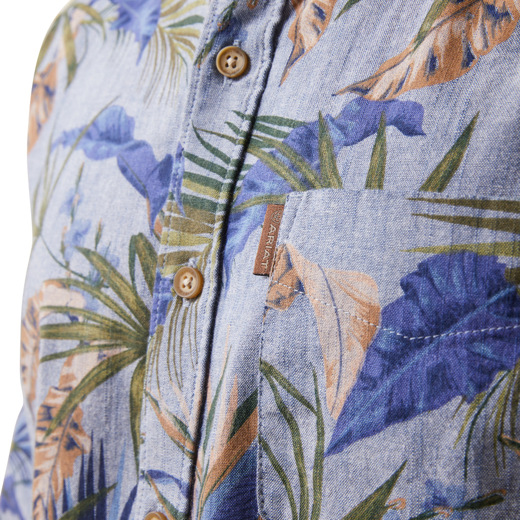 Men's Ariat Paradise Palm Button Down Shirt #10043710