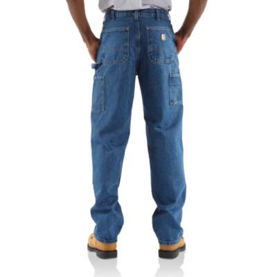Men's Carhartt Original-Fit Washed Logger Double-Front Work Pant #B73DST