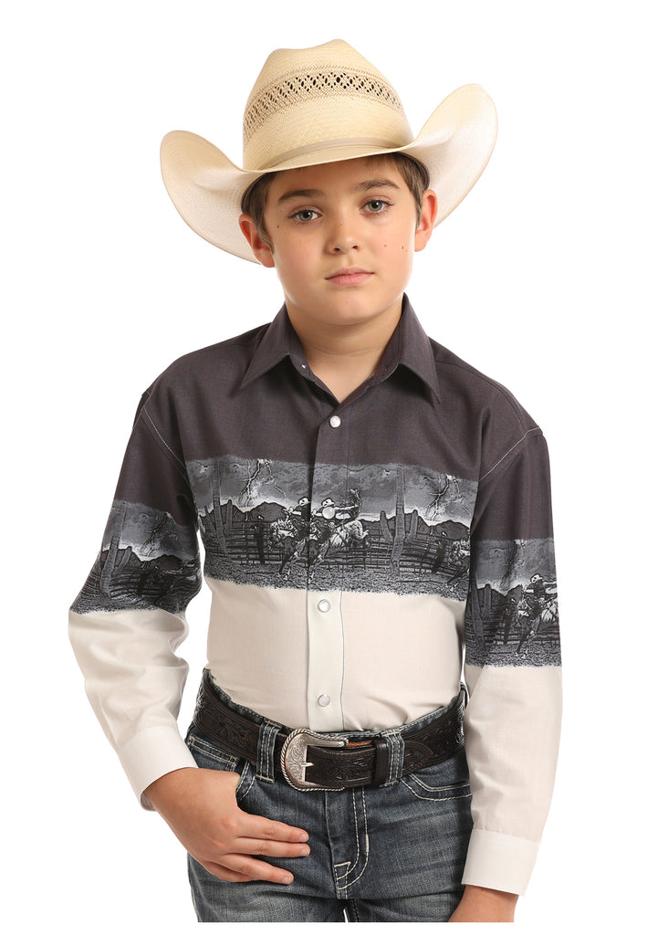 Boy's Panhandle Snap Front Shirt #C0S6547-C
