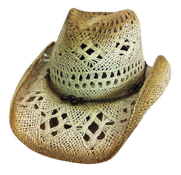Bullhide Scorched Straw Hat #2355BR