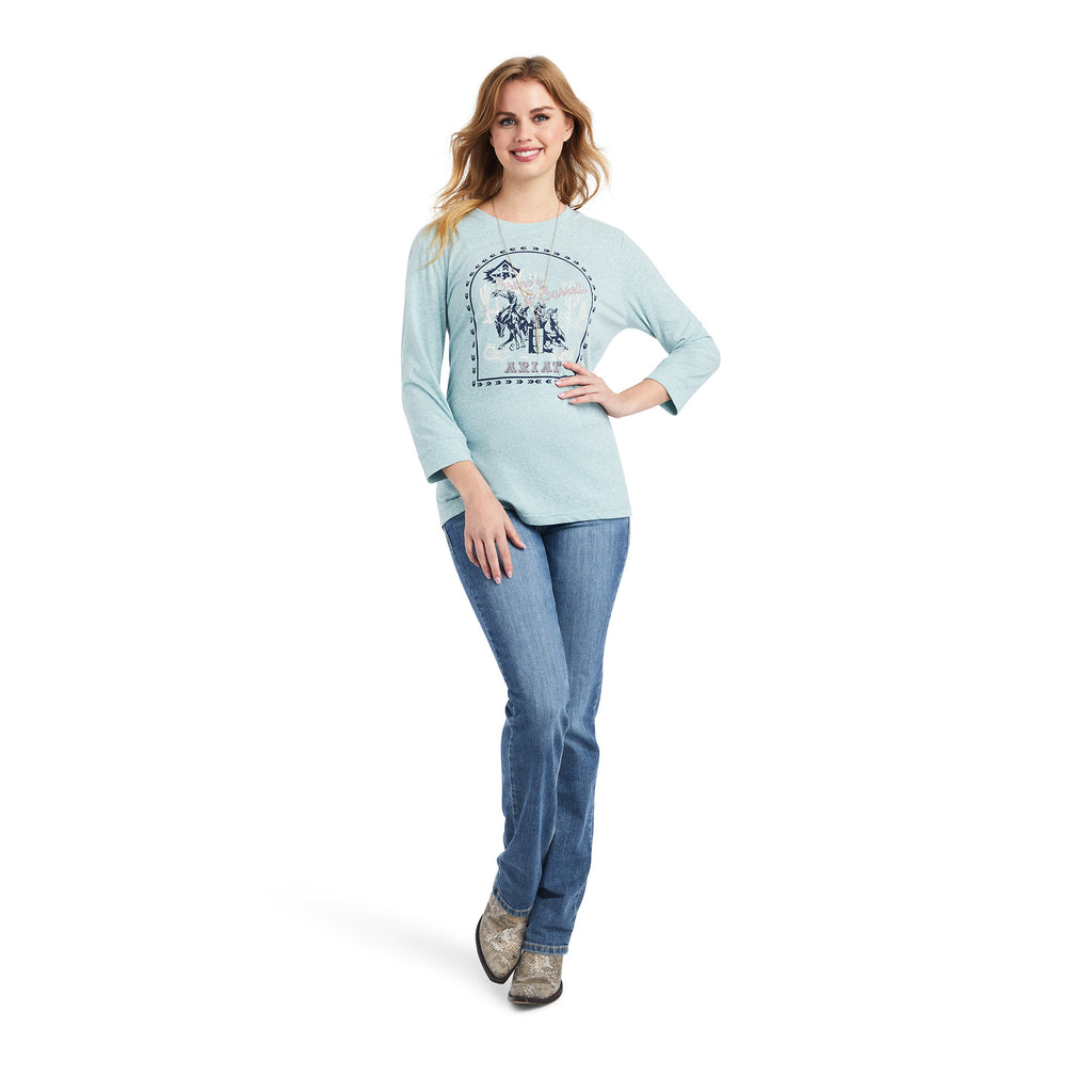 Women's Ariat Broncs and Barrels T-Shirt #10042316-C