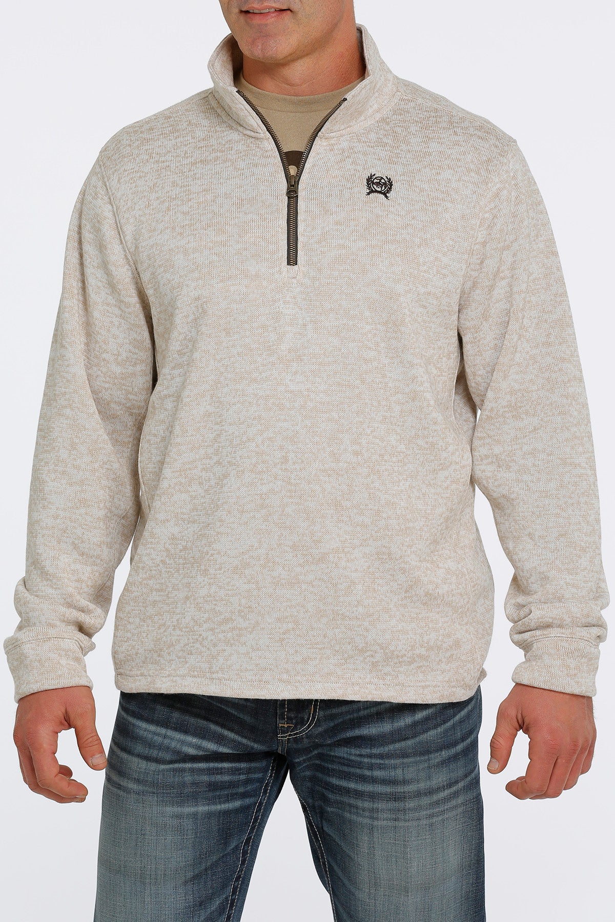 Men's Cinch 1/4 Zip Pullover Sweater #MWK108008X | High Country Western Wear