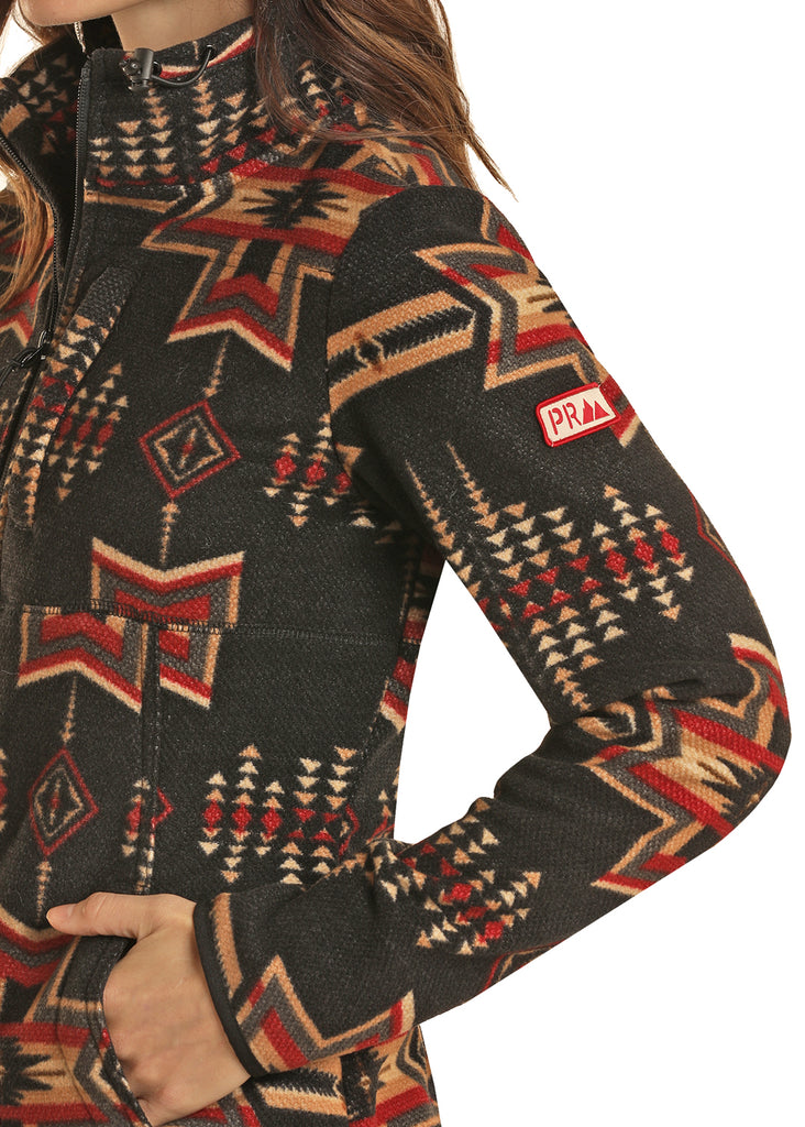 Women's Powder River Aztec Fleece Pullover #DW91C01488