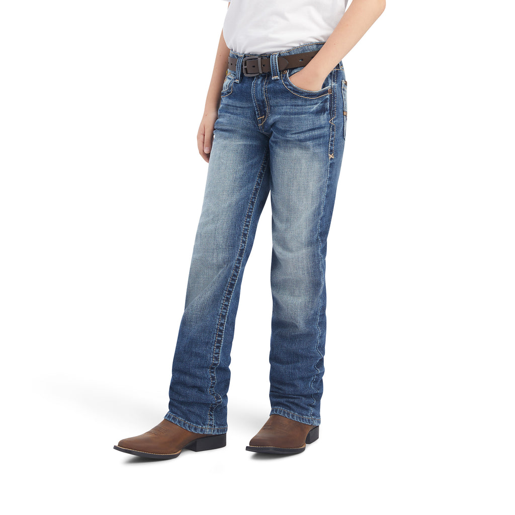Boy's Ariat B5 Slim Cutler Stackable Straight Leg Jean #10041089-C