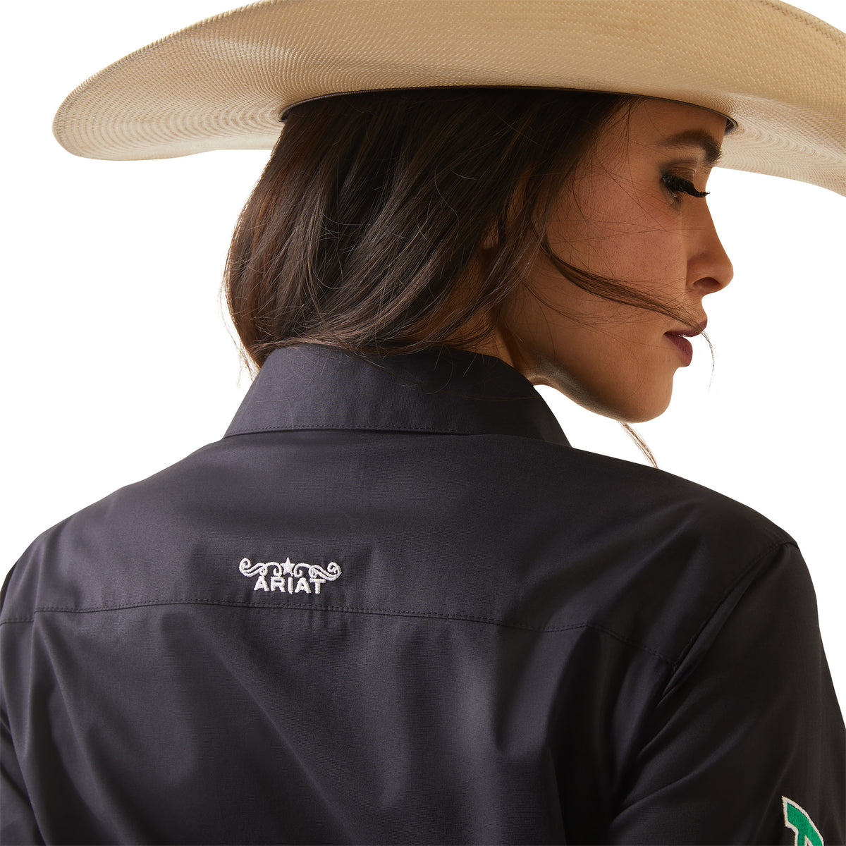 Women's Ariat Wrinkle Resist Team Kirby Stretch Button Down Shirt