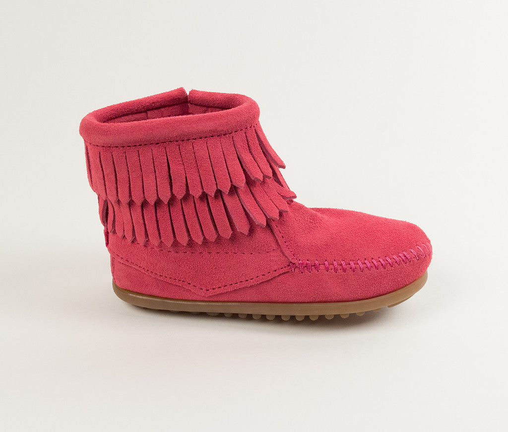 Minnetonka Moccasins Toddler Minnetonka Double Fringe Boots