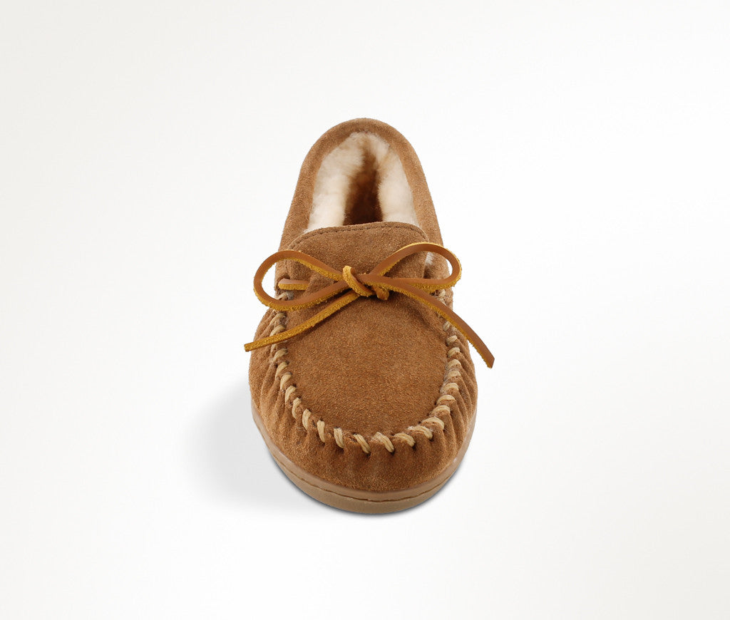 Women's Minnetonka Sheepskin Hardsole Slipper #3341 | High Country