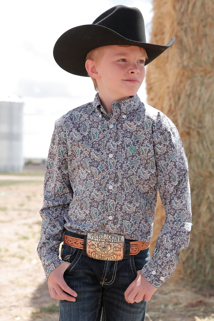 Boy's Cinch Button Down Shirt #MTW7060317