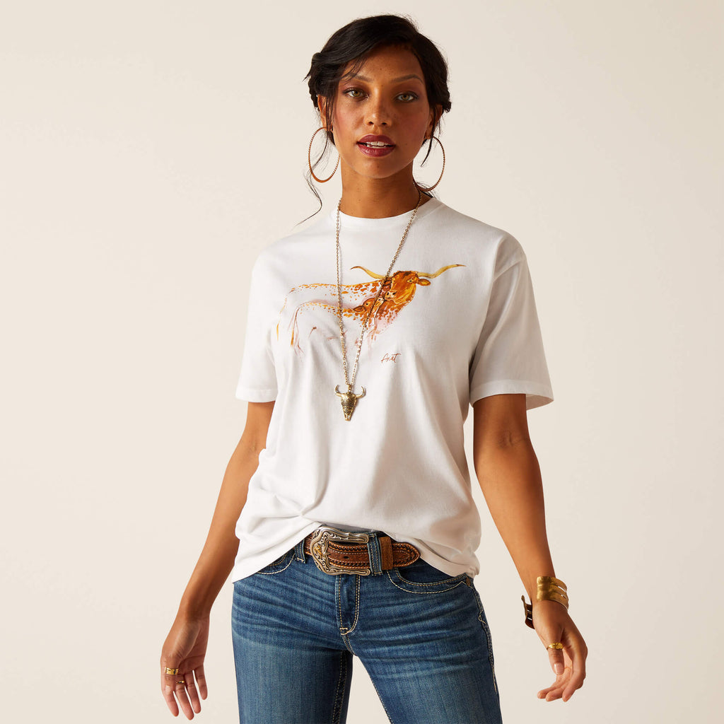 Women's Ariat Maternal Cow T-Shirt #10051435