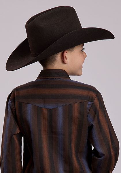 Boy's Roper Snap Front Shirt #01-030-0044-1084