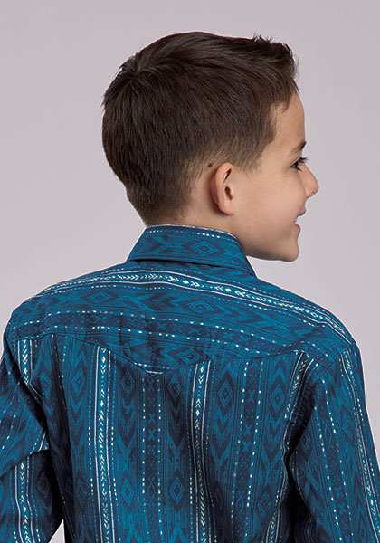 Boy's Roper Snap Front Shirt #03-030-0068-0157