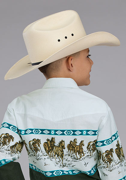Boy's Roper Snap Front Shirt #03-030-0421-0401
