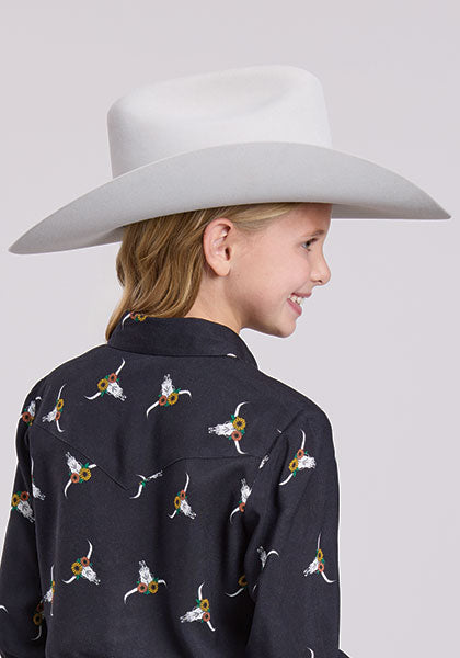 Girl's Roper Button Down Shirt #03-080-0590-6129