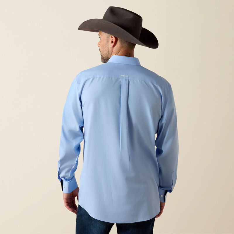 Men's Ariat Wrinkle Free Solid Classic Fit Button Down Shirt #10020329