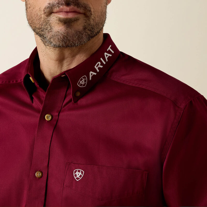 Men's Ariat Team Logo Classic Fit Button Down Shirt #10027995X (Big and Tall)