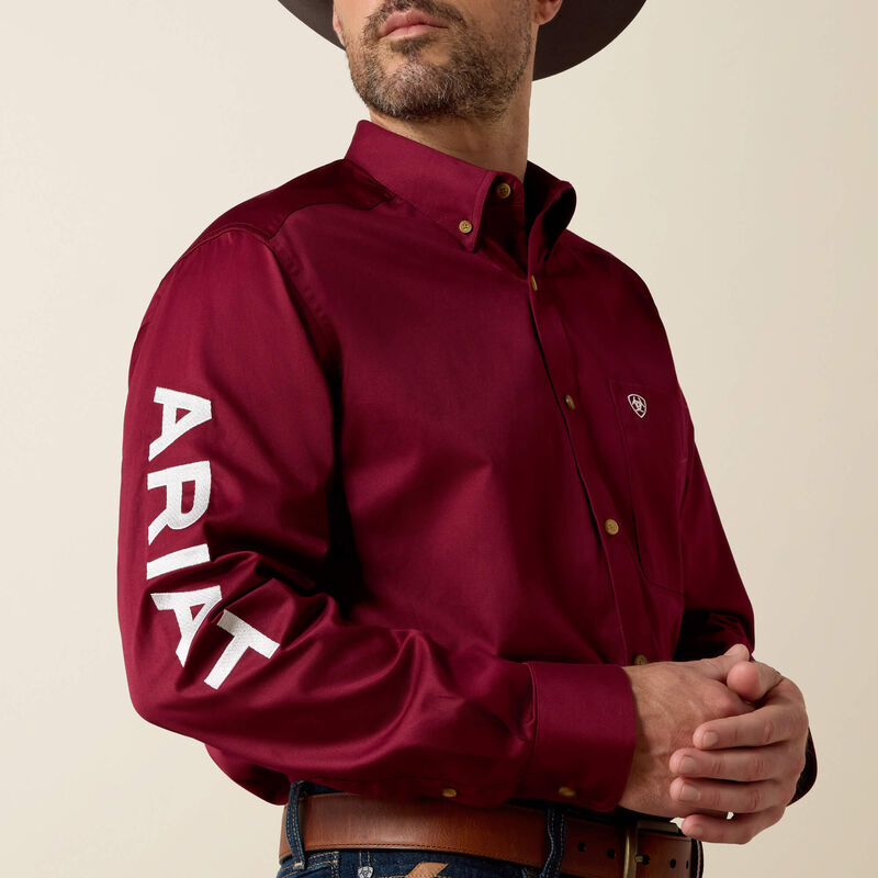 Men's Ariat Team Logo Classic Fit Button Down Shirt #10027995X (Big and Tall)