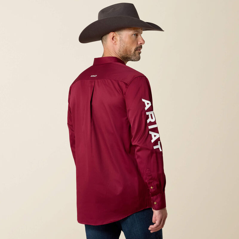 Men's Ariat Team Logo Classic Fit Button Down Shirt #10027995X (Big and Tall)